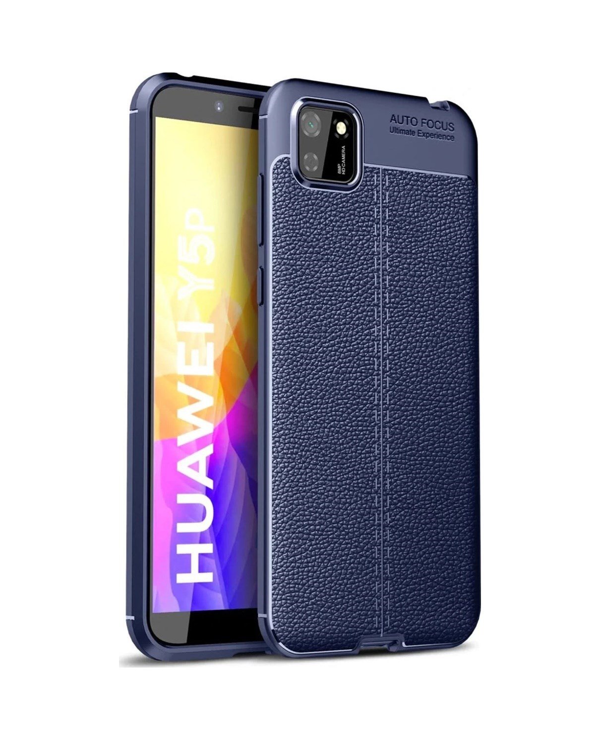 Huawei Y5p Uyumlu Kılıf Auto Focus Kapak - Lacivert Belirtilmemiş