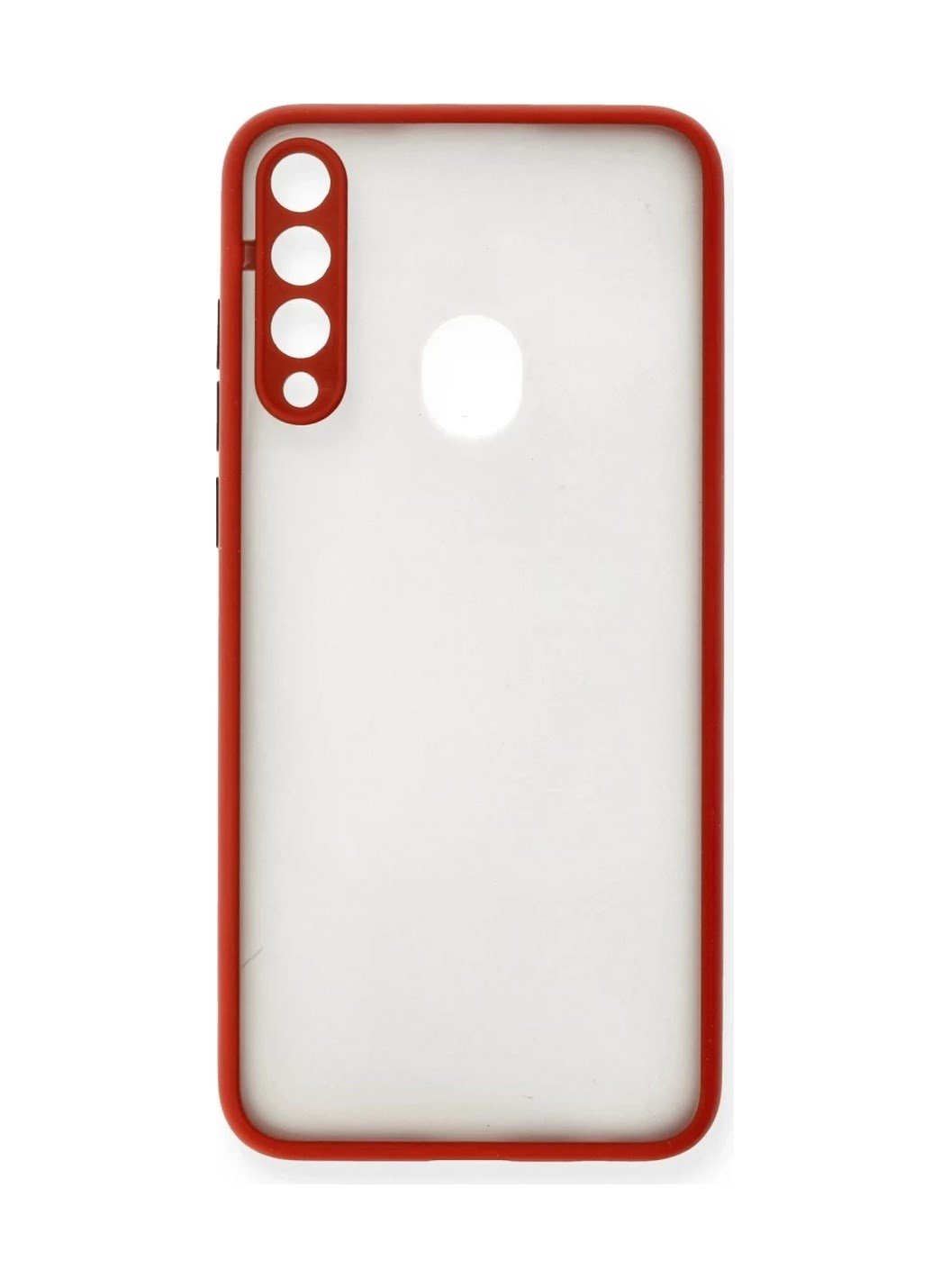 Huawei Y6p Uyumlu Kılıf Montreal Silikon Kapak - Kırmızı Belirtilmemiş
