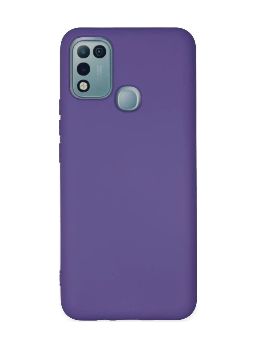 İnfinix Hot 10 Play Uyumlu Kılıf Nano İçi Kadife Silikon - Mor Belirtilmemiş