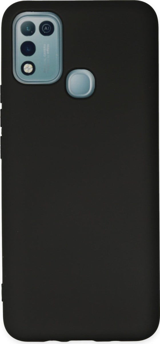 İnfinix Hot 10 Play Uyumlu Kılıf Nano İçi Kadife Silikon - Siyah Belirtilmemiş
