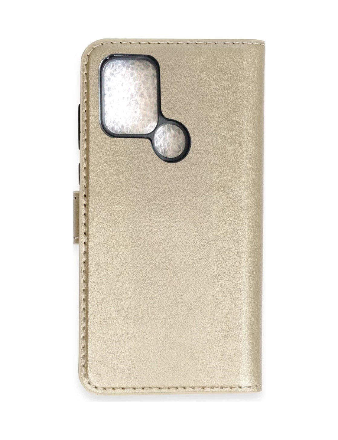 İnfinix Hot 10 Uyumlu Kılıf Trend S Plus Kapaklı Kılıf - Gold Belirtilmemiş