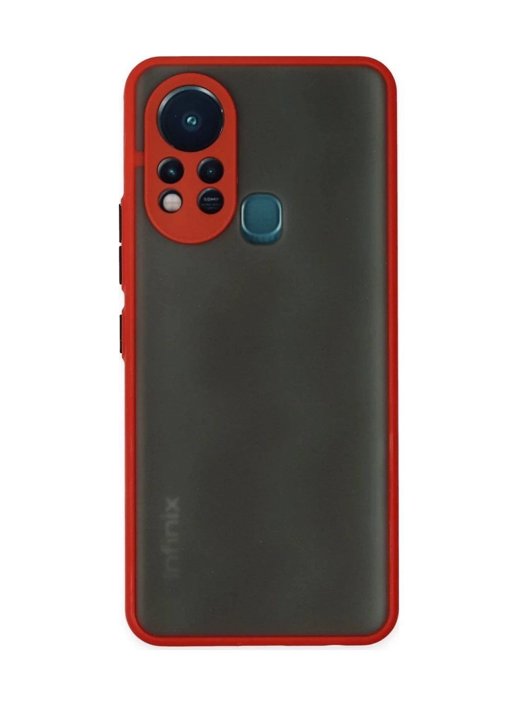 İnfinix Hot 11s Uyumlu Kılıf Montreal Silikon Kapak - Kırmızı Belirtilmemiş