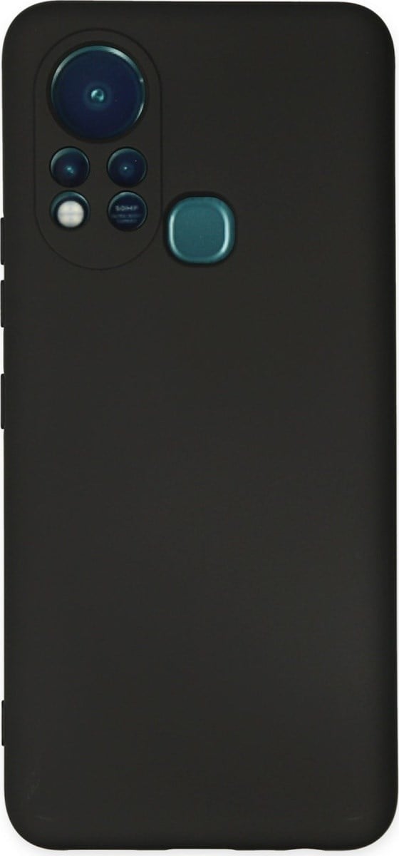 İnfinix Hot 11s Uyumlu Kılıf Nano İçi Kadife Silikon - Siyah Belirtilmemiş