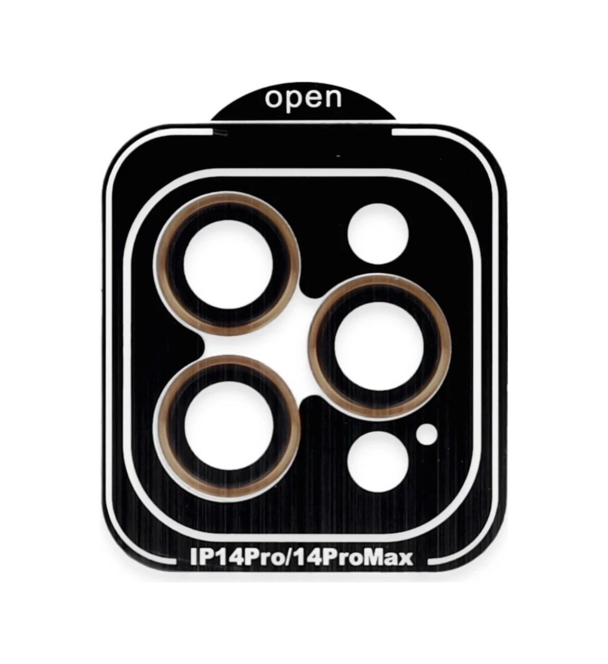 Joko Apple İphone 14 Pro Max Uyumlu Pvd Metal Kamera Lens - Turuncu