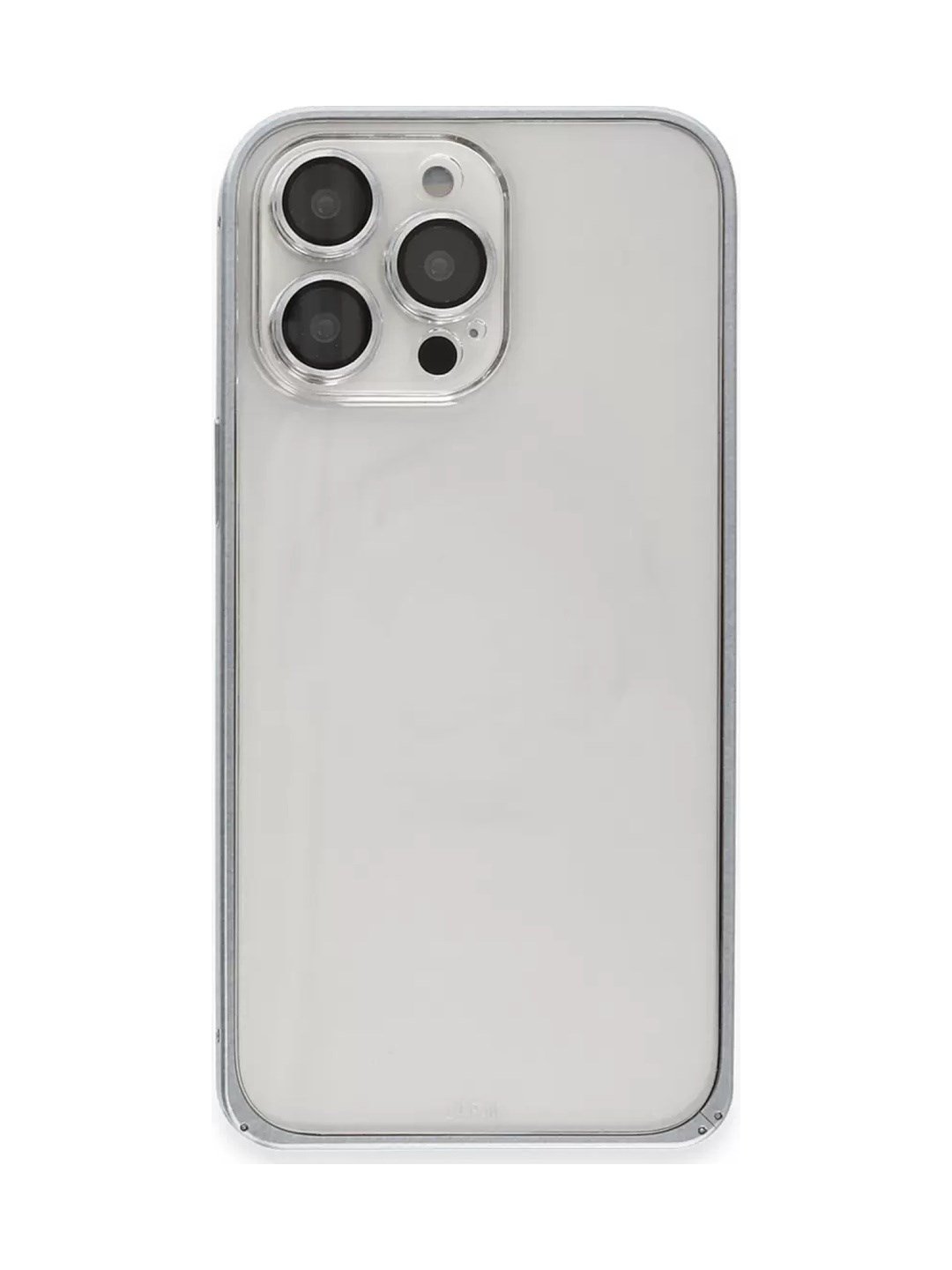 Joko Apple Uyumlu iPhone 15 Pro Max Uyumlu Metal Bumper Mat Kapak - Gri Belirtilmemiş