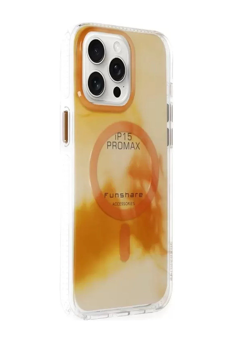 Joko Apple Uyumlu iPhone 15 Pro Max Uyumlu Phantom Magsafe Kapak - Gold Belirtilmemiş