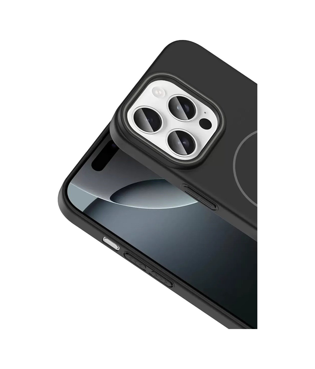 Joko Apple Uyumlu iPhone 15 Pro Max Uyumlu Broş Magsafe Kapak - Pembe Belirtilmemiş