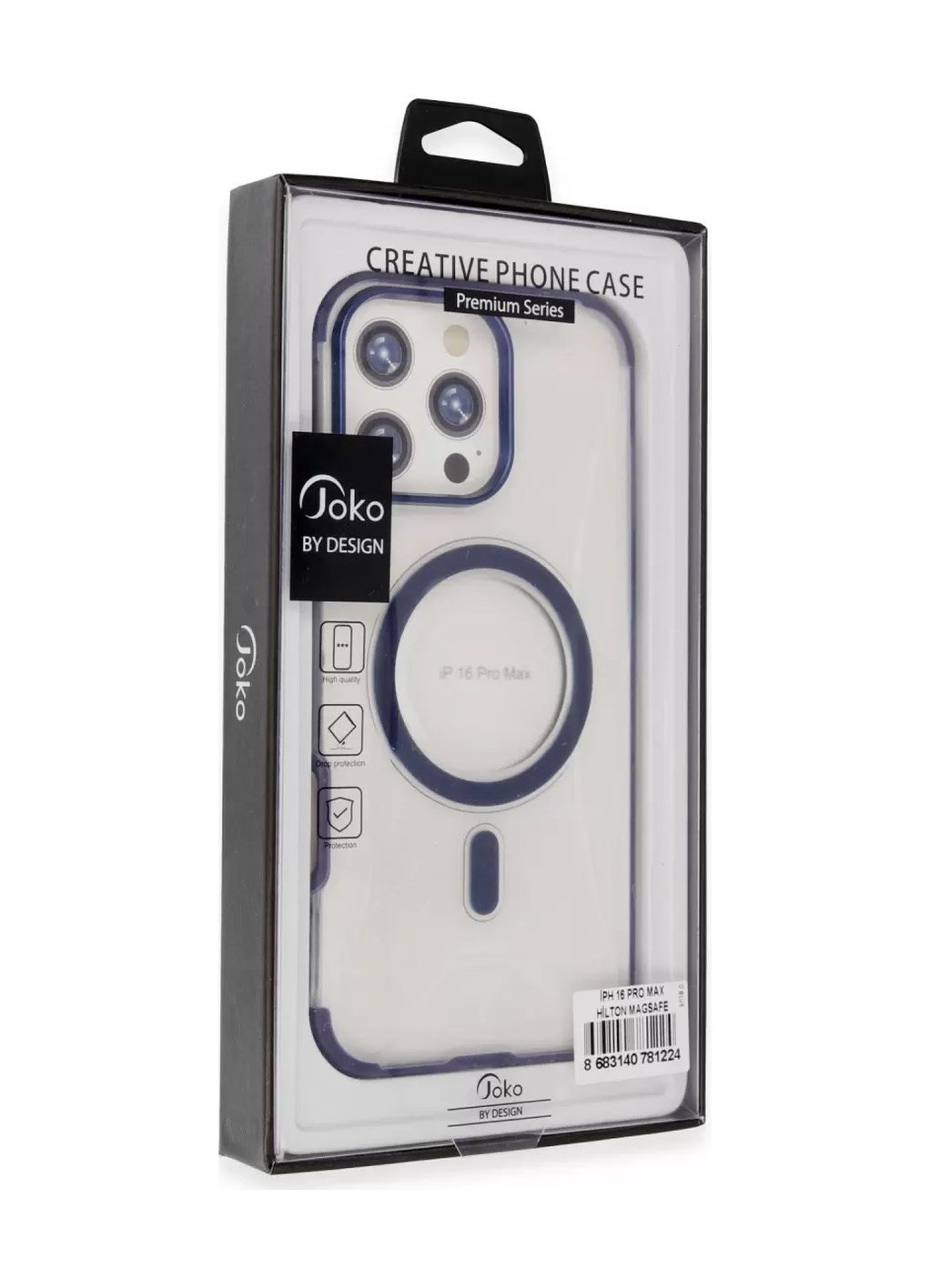 Joko Apple Uyumlu iPhone 16 Pro Max Uyumlu Hilton Magsafe Kapak - Gold Belirtilmemiş
