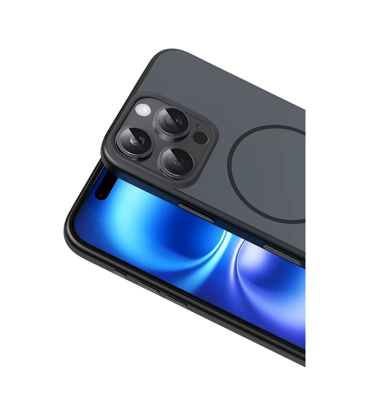 Joko Apple Uyumlu iPhone 16 Pro Max Uyumlu Neva Magsafe Kapak - Siyah Belirtilmemiş