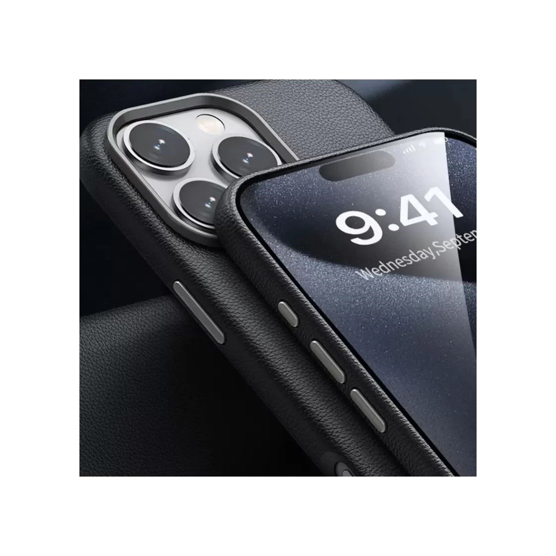 Joko Apple Uyumlu iPhone 16 Pro Max Uyumlu Wonder Deri Magsafe Kapak - Kahverengi Belirtilmemiş