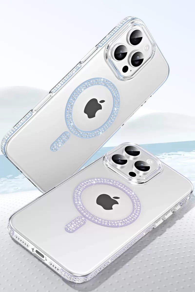 Joko Apple Uyumlu iPhone 16 Pro Max Uyumlu Move Taşlı Magsafe Kapak - Mavi Belirtilmemiş