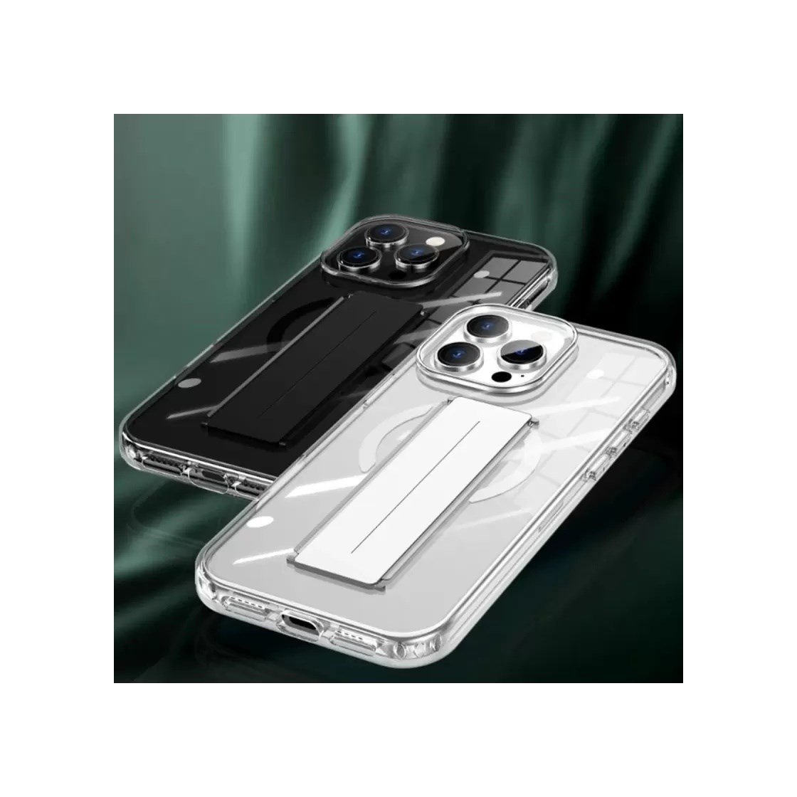 Joko Apple Uyumlu iPhone 16 Pro Uyumlu Kılıf Alfa Magsafe Standlı Kapak - Siyah Belirtilmemiş