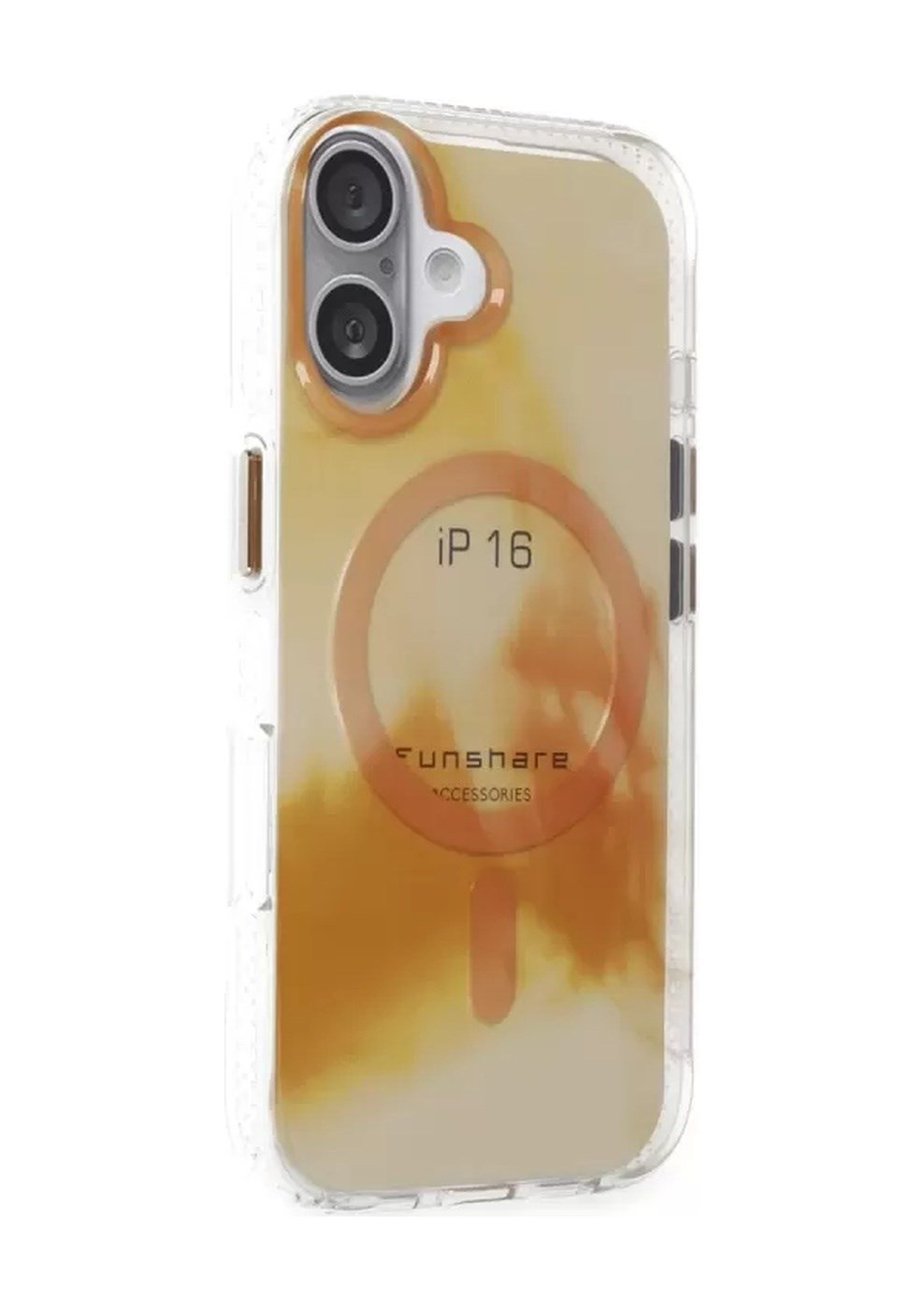 Joko Apple Uyumlu iPhone 16 Uyumlu Phantom Magsafe Kapak - Gold Belirtilmemiş