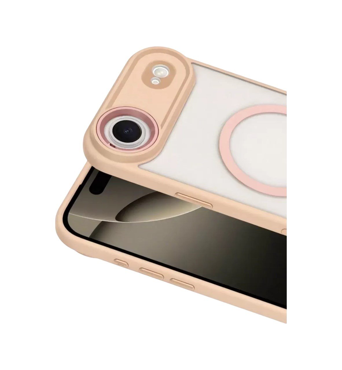 Joko Apple Uyumlu iPhone 17 Air Uyumlu Terea Magsafe Kapak - Pembe Belirtilmemiş