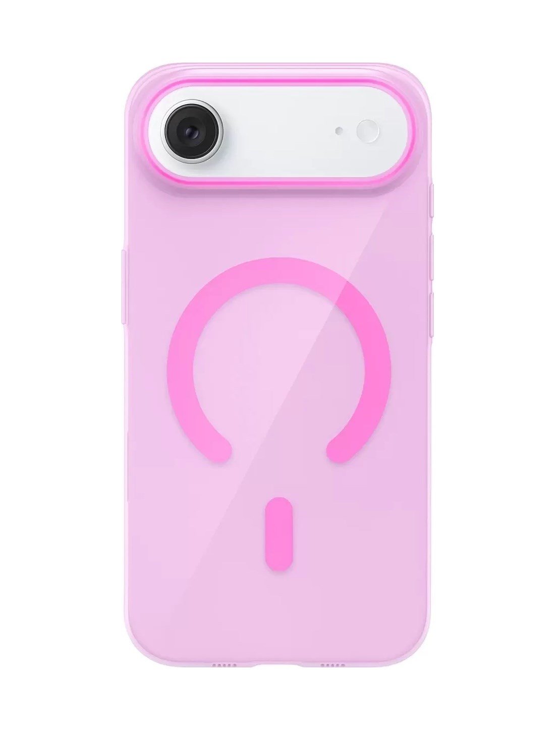 Joko Apple Uyumlu iPhone 17 Air Uyumlu Pc Blank Magsafe Kapak - Pembe Belirtilmemiş