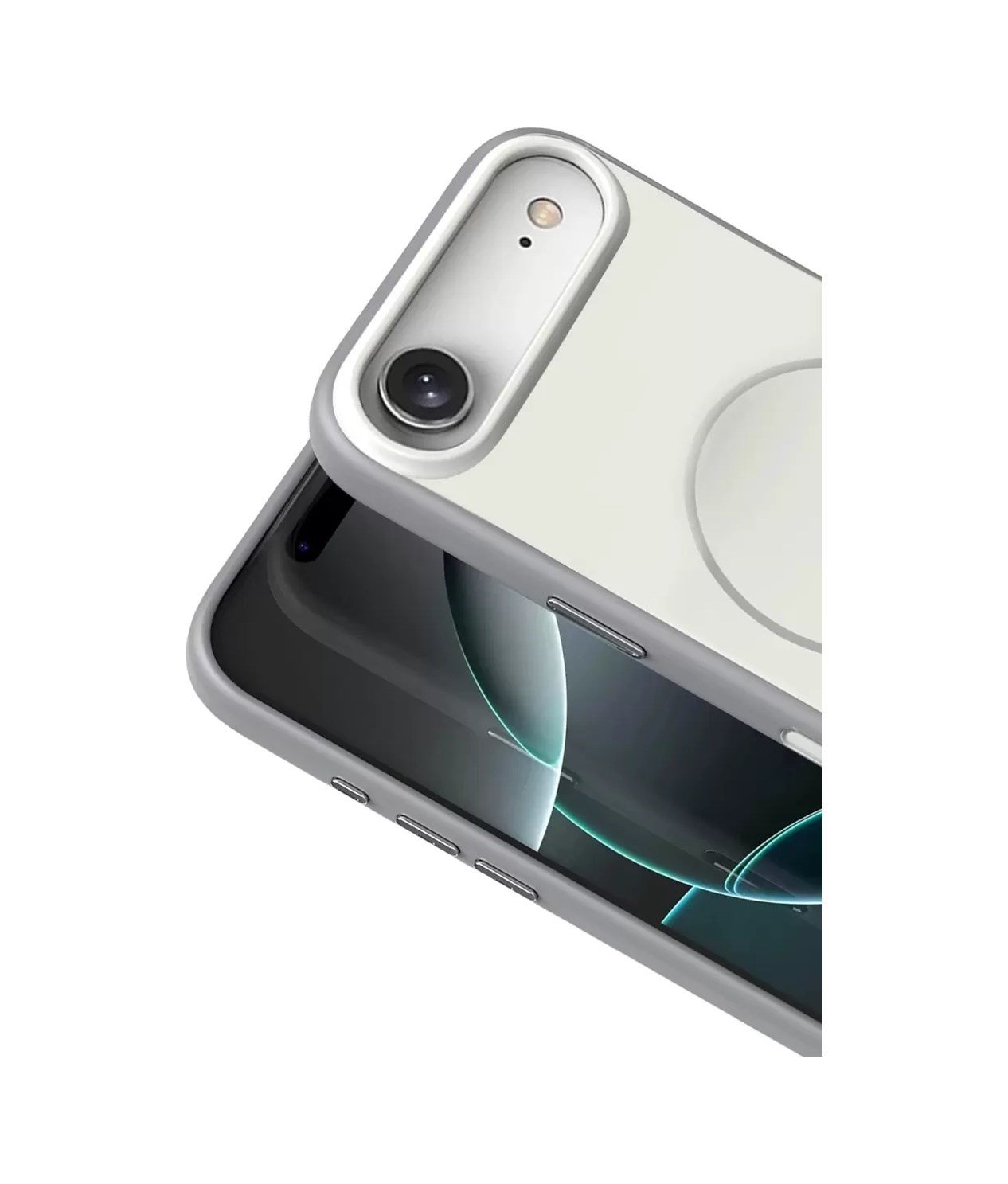 Joko Apple Uyumlu iPhone 17 Air Uyumlu Neva Magsafe Kapak - Gri Belirtilmemiş