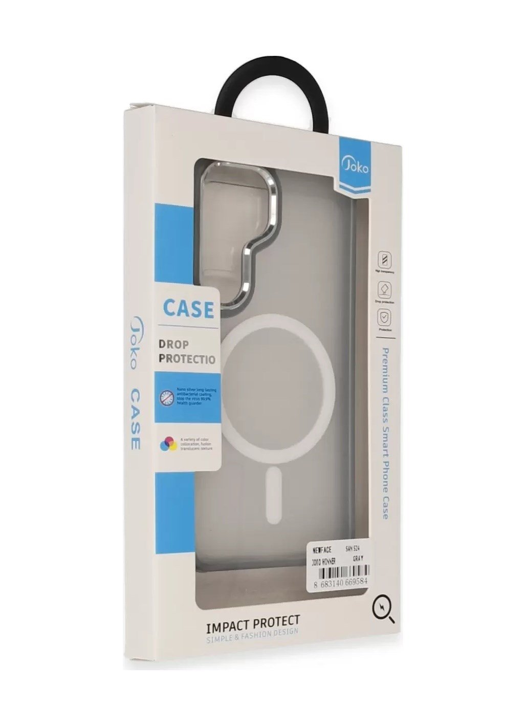 Joko Samsung Galaxy S24 Uyumlu Winner Magsafe Kapak - Gri Belirtilmemiş