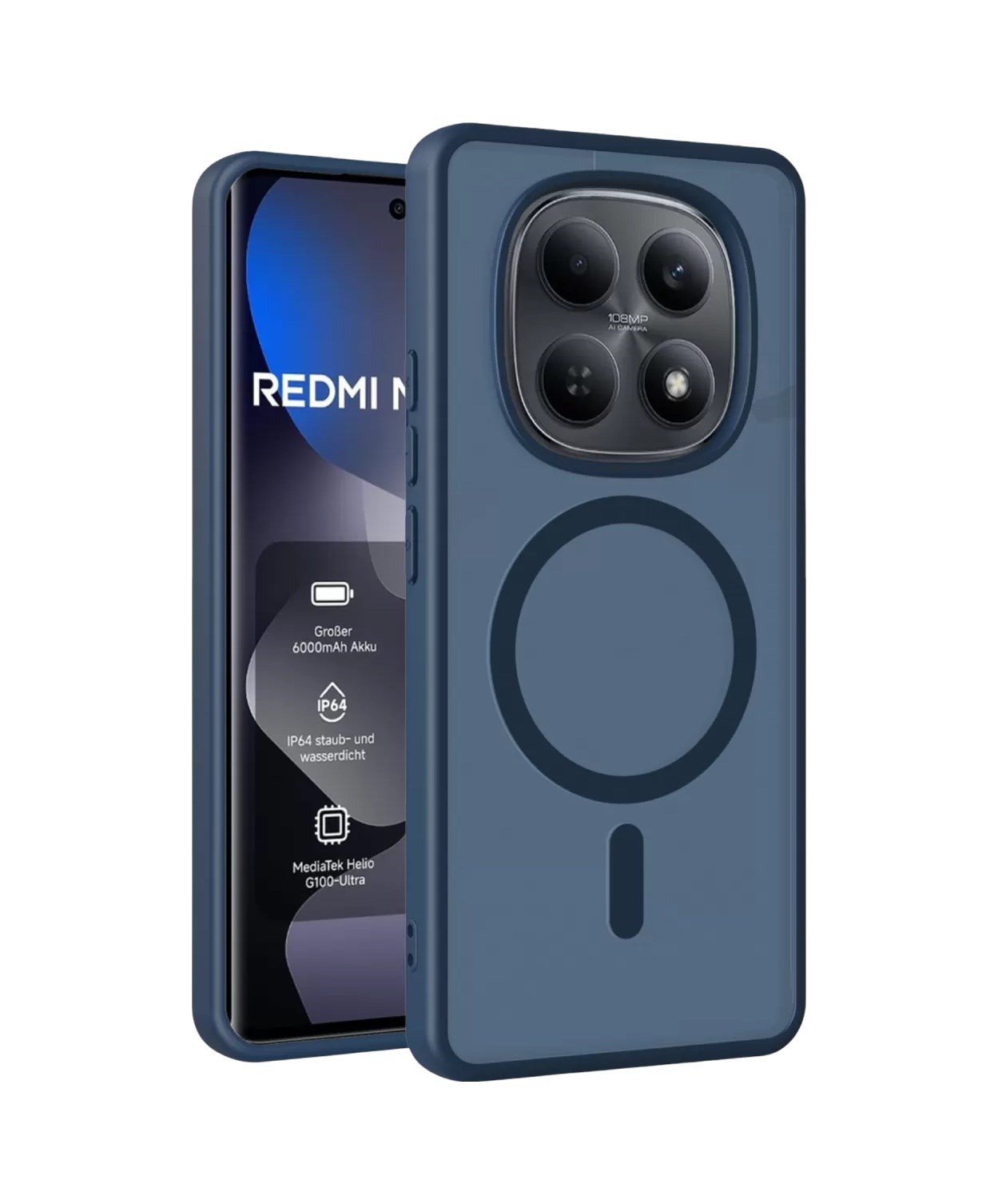 Joko Xiaomi Redmi Note 15 4g Uyumlu Jota Magsafe Kapak - Lacivert Belirtilmemiş