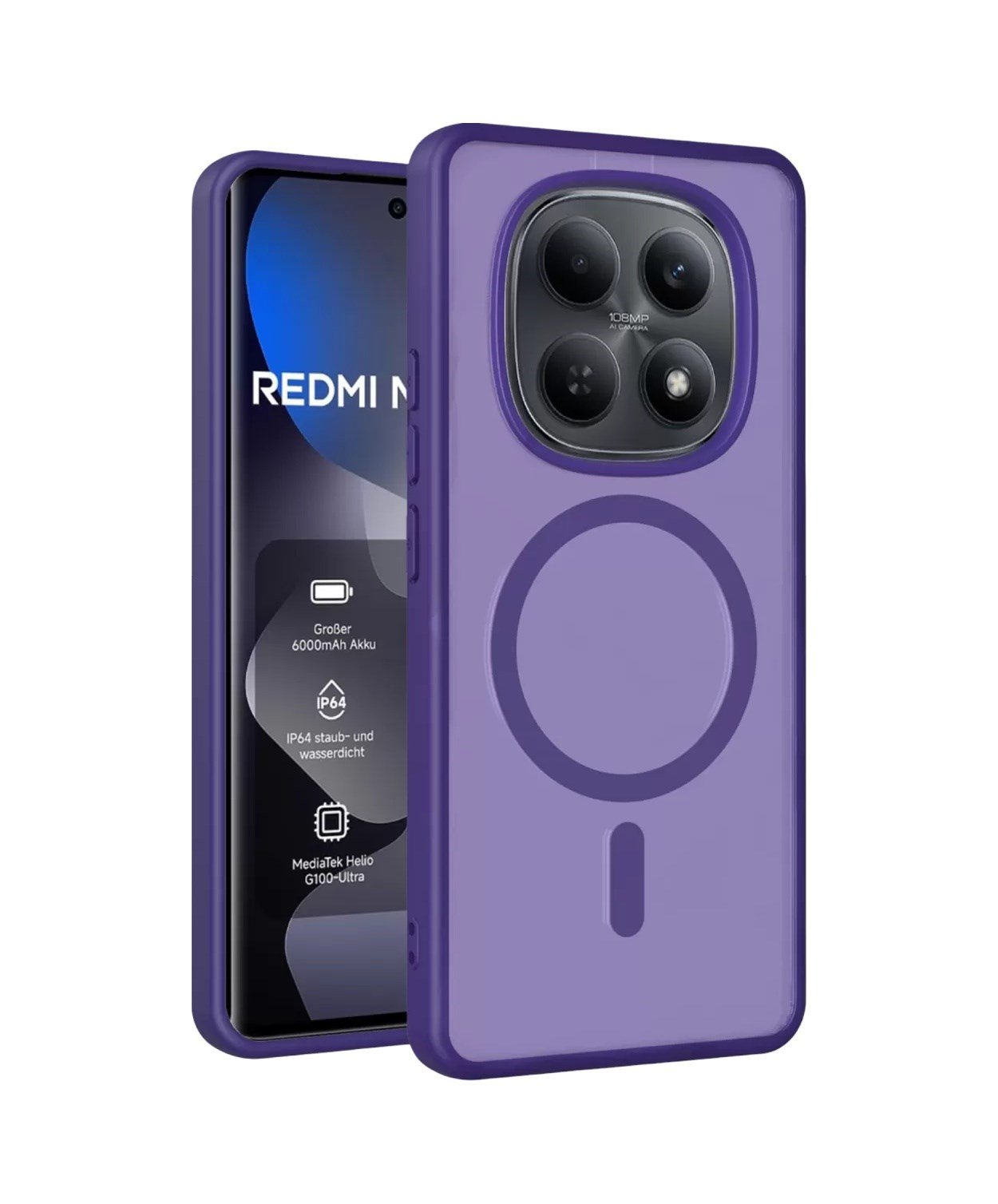 Joko Xiaomi Redmi Note 15 Pro 5g Uyumlu Jota Magsafe Kapak - Derin Mor Belirtilmemiş