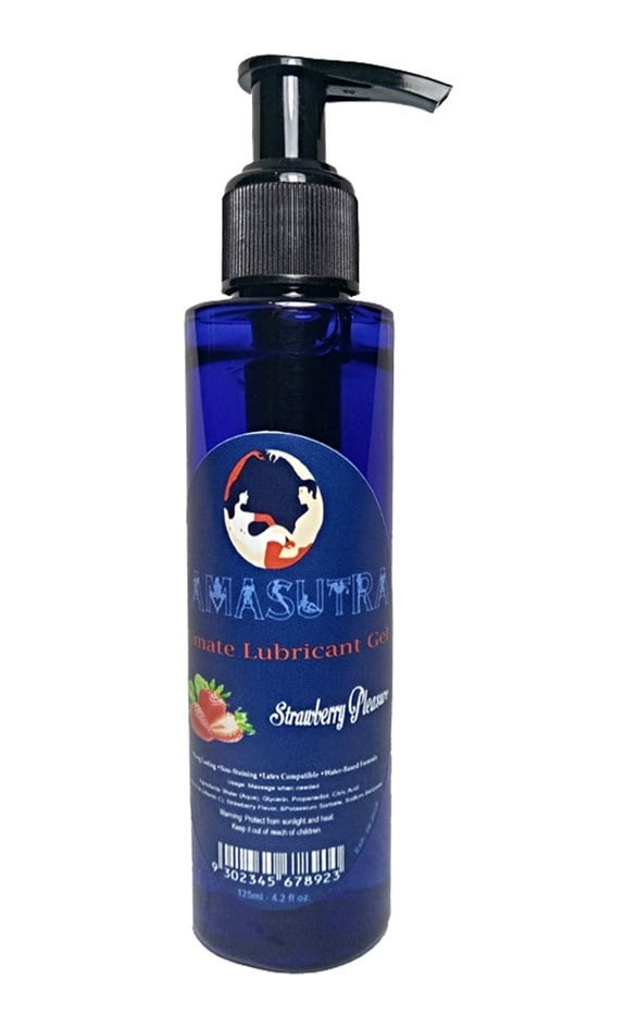 Kamasutra Strawberry Pleasure 125 Ml Big Size Lubrika.nt Gel Jel Formunda Aromatik Çilekli 125