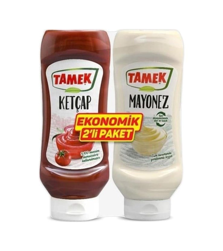Ketçap 600gr + Mayonez 540gr. 1 Adet