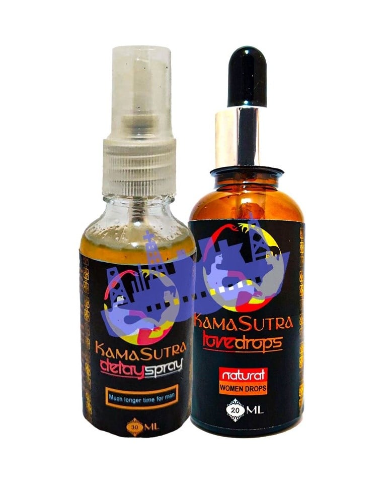 L.kamasutra 30 Ml Erkeklere Özel Formüllüsprey + Kadınlara Özel Uyarıcıdamıa 30 Ml