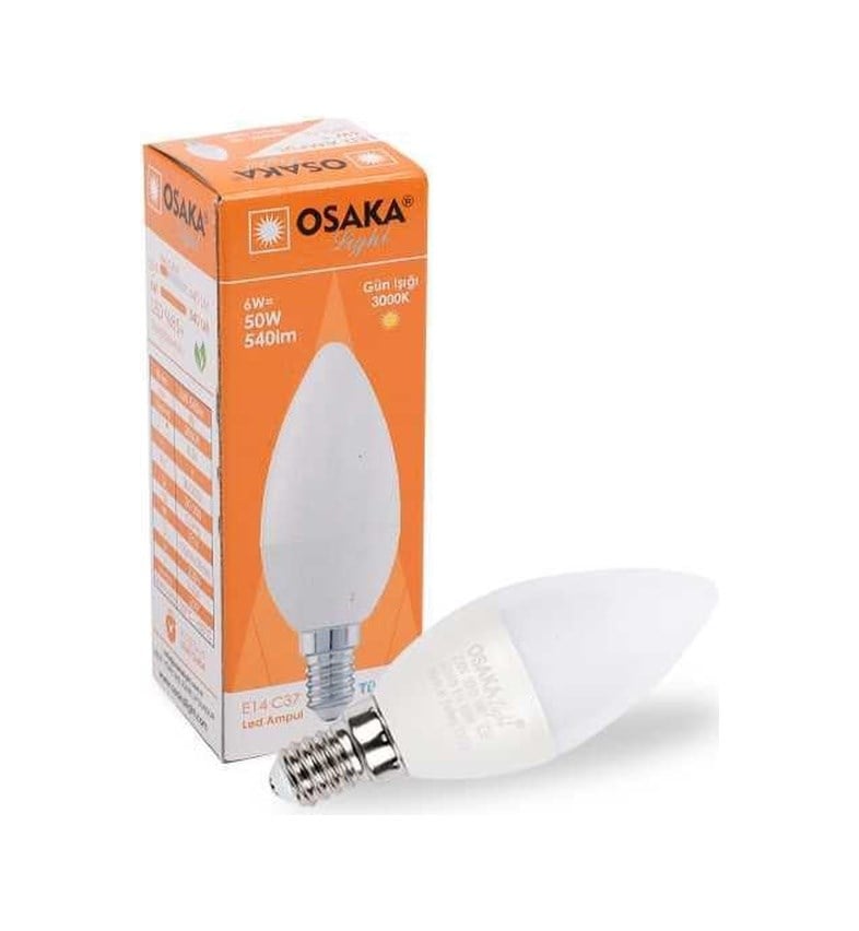 Led015 E14 6w Buji Günışığı Led Ampul 1 Adet