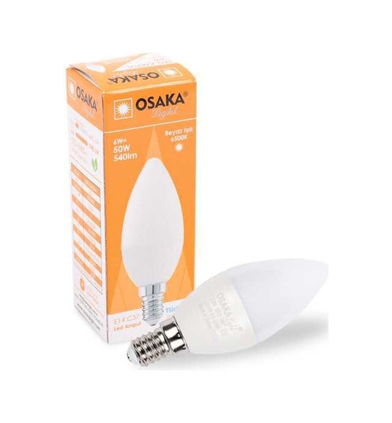 Led016 E14 6w Buji Beyaz Led Ampul 1 Adet