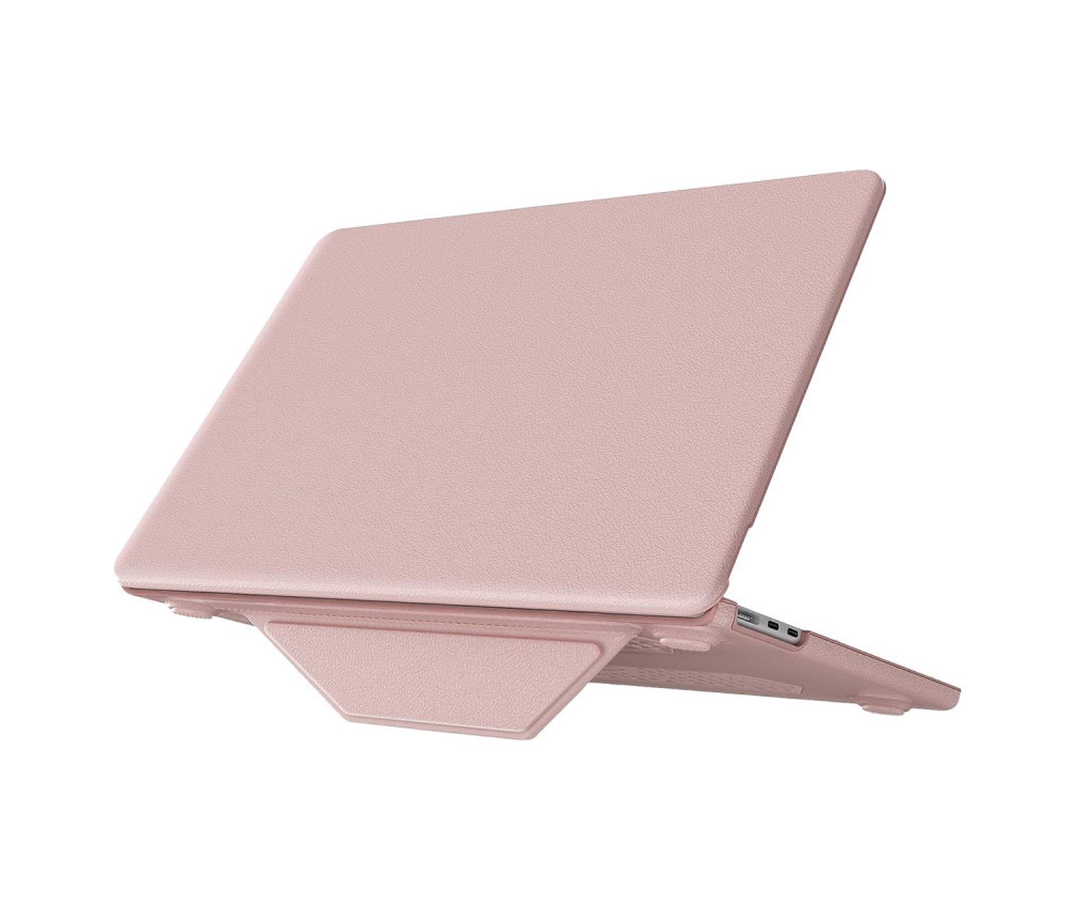 Macbook Air 15 2024 Macbook Deri Kapak - Pembe Diğer Diğer