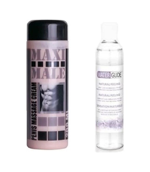 Maxi Male Hintohu Maxi Male Cream 200 Ml Ve Natural Lubricant 400 Ml