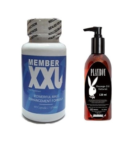 Member Etkili Member Xxl Erkeklere Özel 60lı + Etkili 120 Ml Masaj Yağı