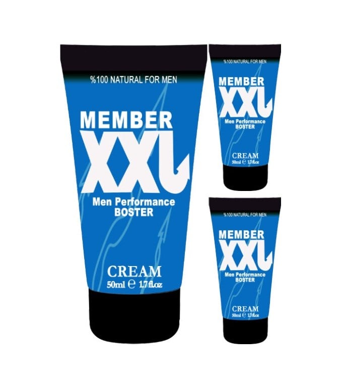 Member Xxlcream 50 Ml 3 Adet Erkeklere Özel Boy Çap Şekillik & Krem
