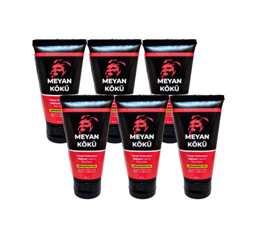 Meyan Kökü 6 Adet Erkeklere Özel Yüksek Hızlı Aktivasyon Katılık Kremi 50 Ml
