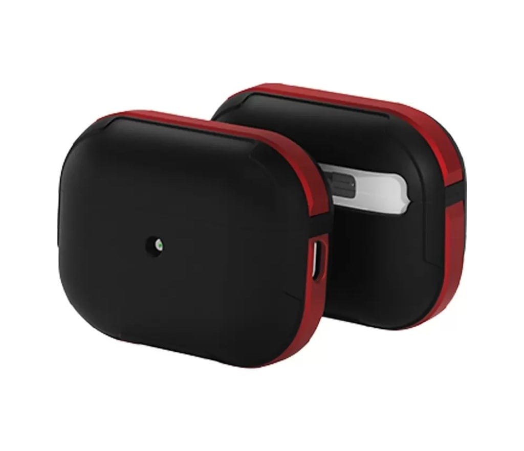 Movenchy Apple Airpods 3 3.nesil Mo-a8 Armor Kılıf - Kırmızı