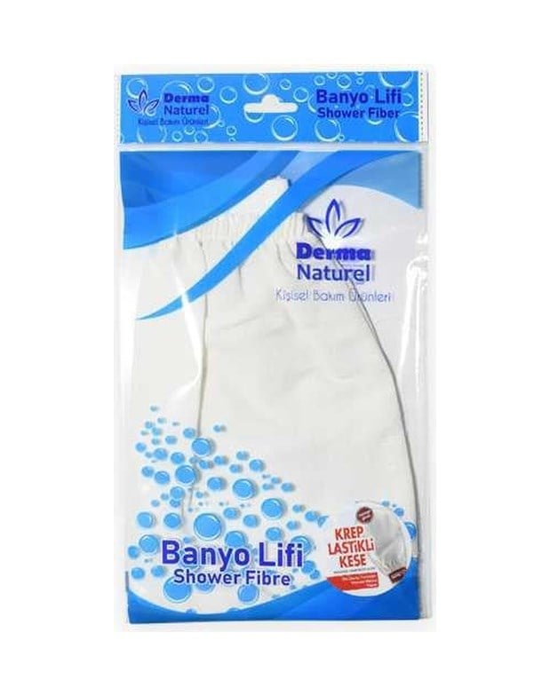 Naturel Ms-20 Krep Lastikli Banyo Kesesi 1 Adet
