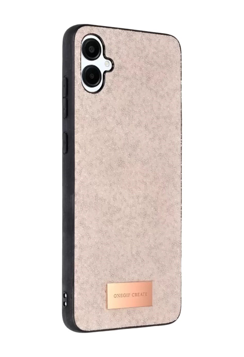 Onegif Samsung Galaxy A06 Uyumlu Bright Simli Kapak - Pembe Belirtilmemiş