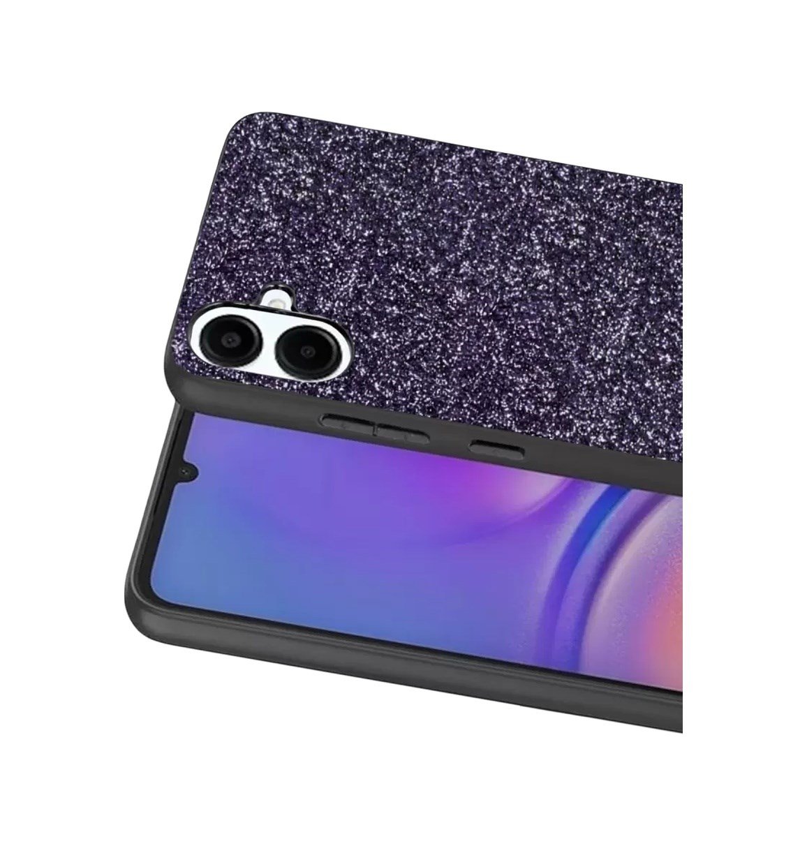 Onegif Samsung Galaxy A07 4g Uyumlu Bright Simli Kapak - Derin Mor Belirtilmemiş
