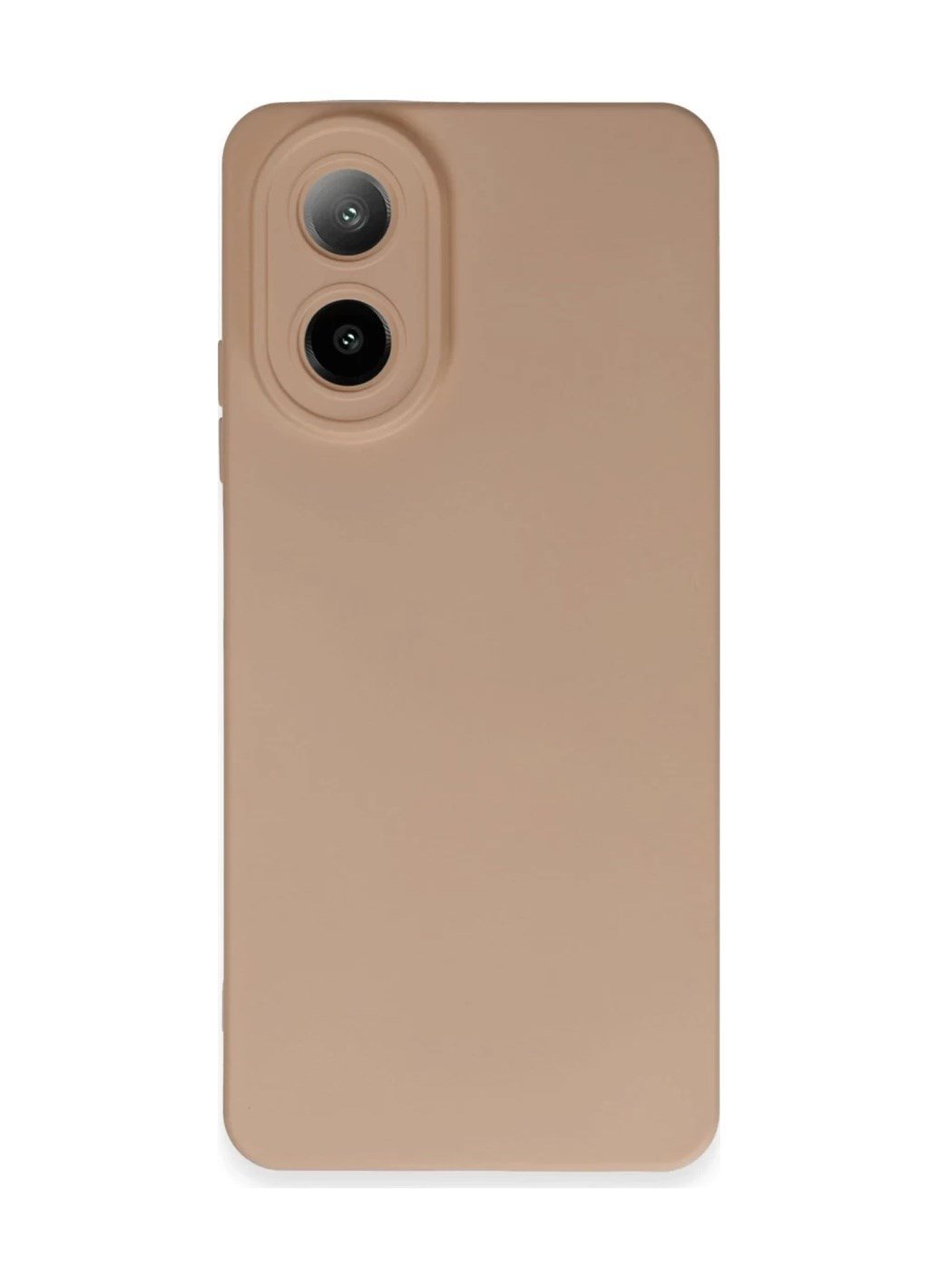 Oppo A38 Uyumlu Kılıf Nano İçi Kadife Silikon - Pudra Belirtilmemiş