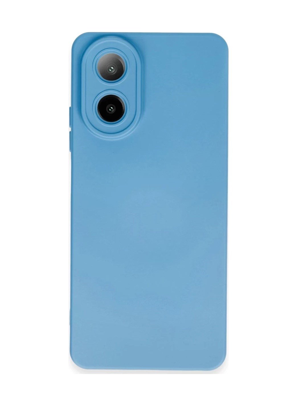 Oppo A38 Uyumlu Kılıf Nano İçi Kadife Silikon - Mavi Belirtilmemiş