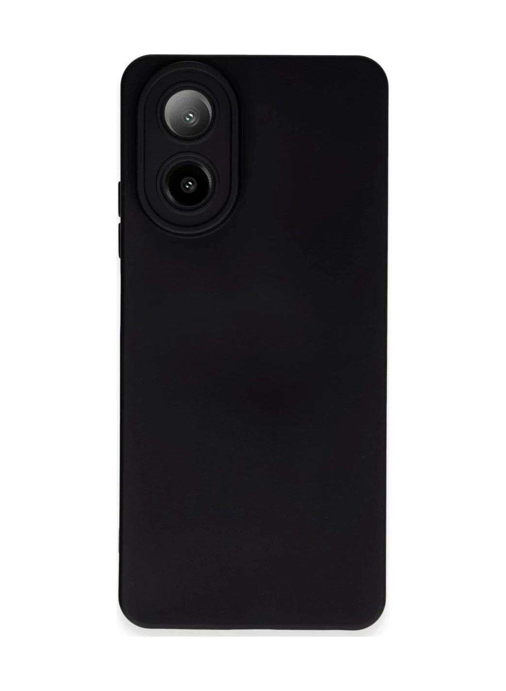 Oppo A38 Uyumlu Kılıf Nano İçi Kadife Silikon - Siyah Belirtilmemiş