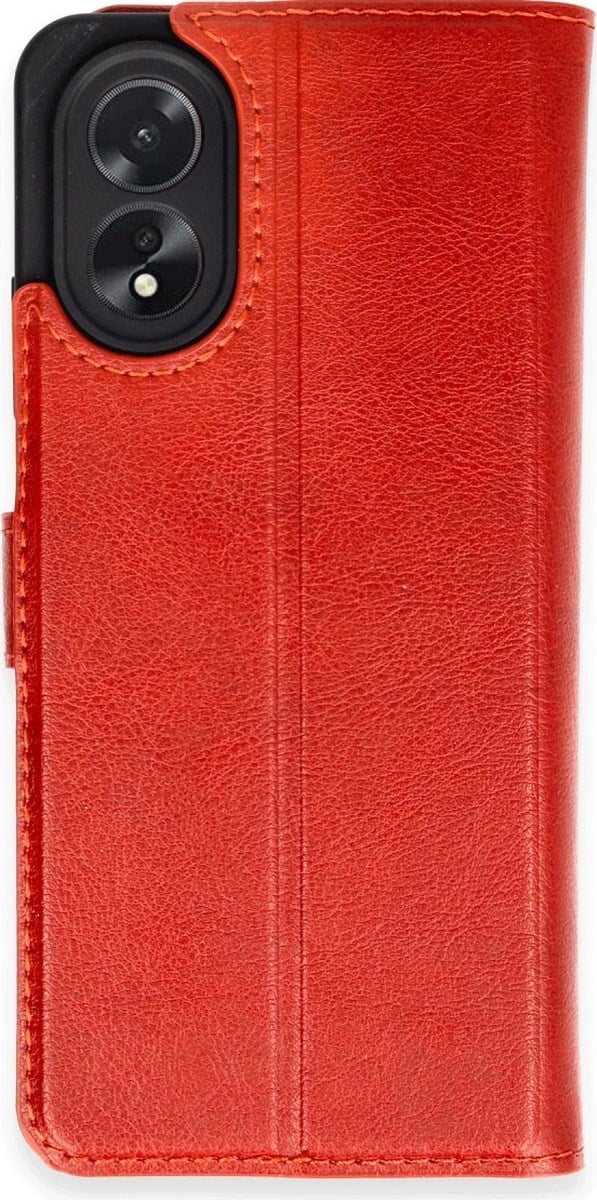 Oppo A38 Uyumlu Kılıf Trend S Plus Kapaklı Kılıf - Kırmızı Belirtilmemiş