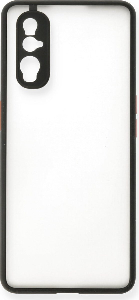 Oppo Find X2 Uyumlu Kılıf Montreal Silikon Kapak - Siyah Belirtilmemiş