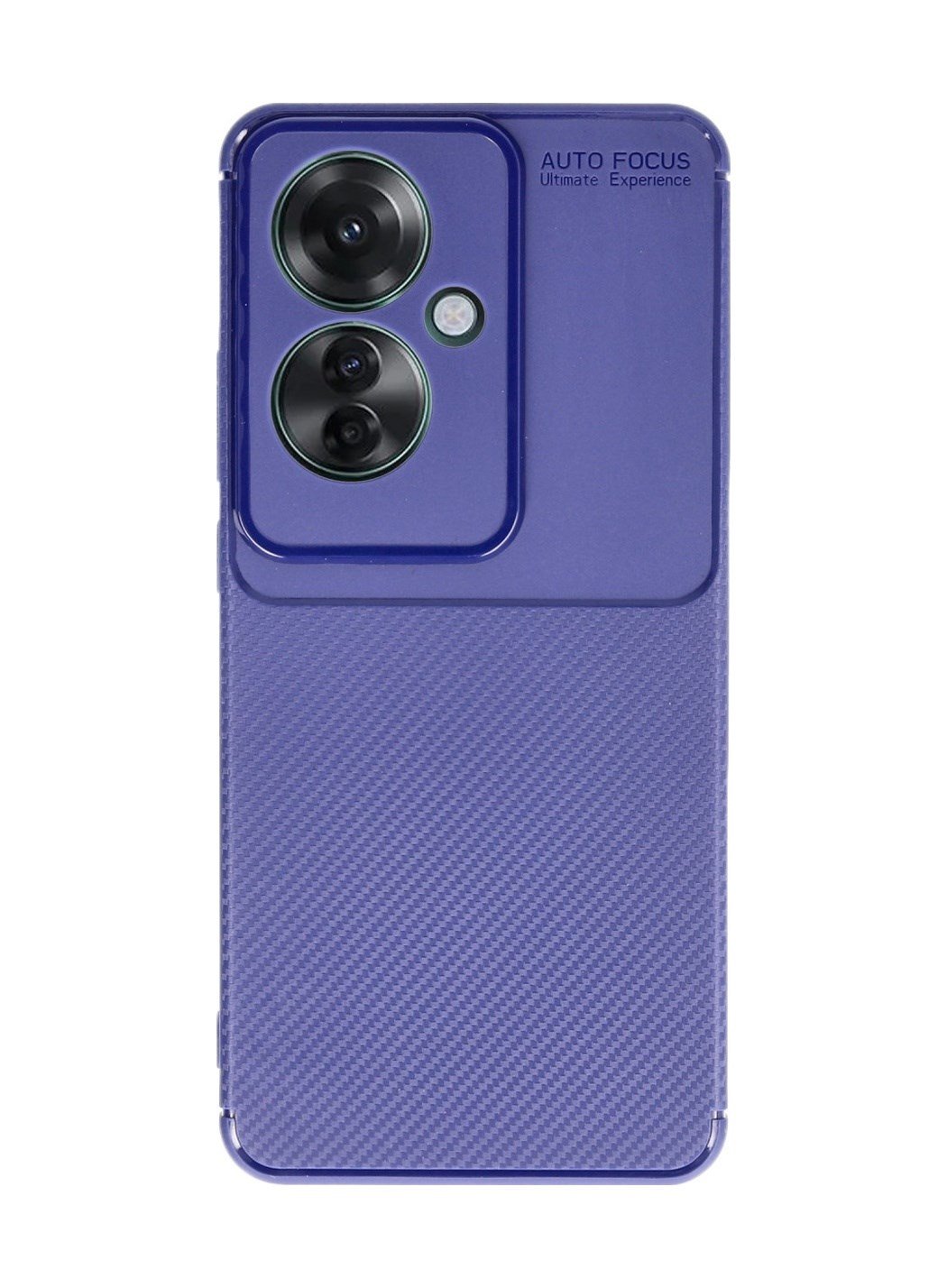 Oppo Reno 11f Uyumlu Kılıf Auto Focus Karbon Kapak - Lacivert Belirtilmemiş