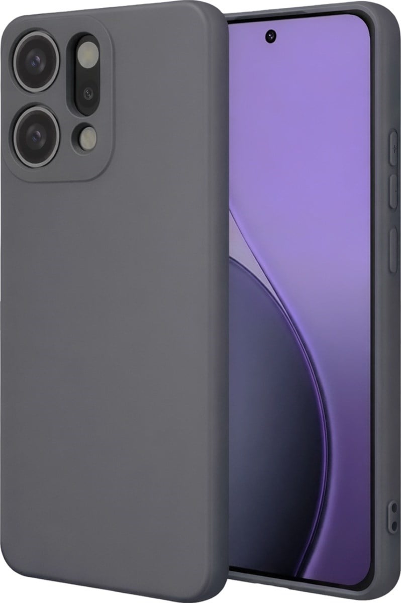 Oppo Reno 14 Uyumlu First Silikon - Gri Belirtilmemiş