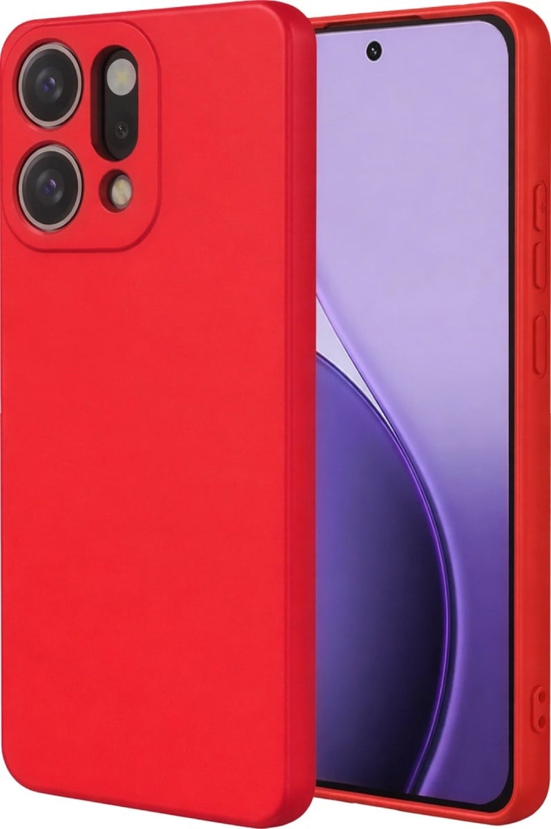 Oppo Reno 14 Uyumlu First Silikon - Kırmızı Belirtilmemiş