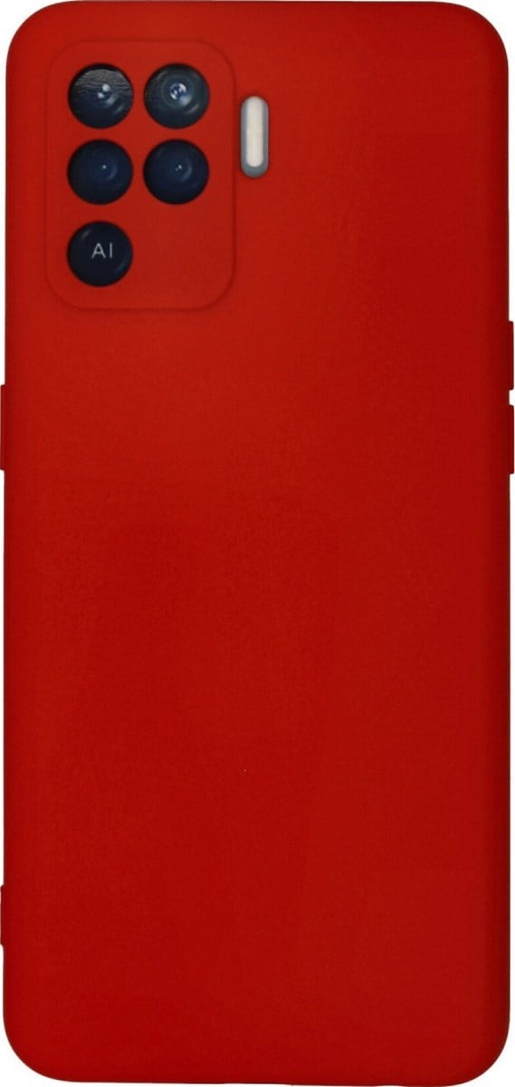 Oppo Reno 5 Lite Uyumlu Kılıf Nano İçi Kadife Silikon - Kırmızı Belirtilmemiş