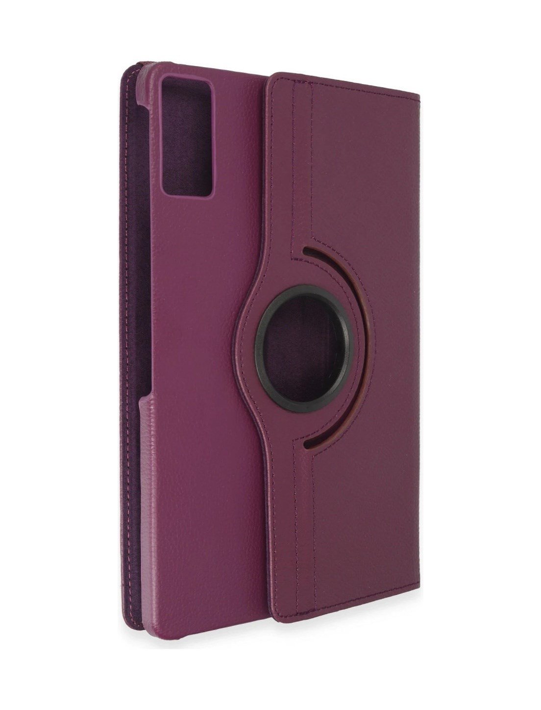 Pad 10 12.1 Kılıf 360 Tablet Deri Kılıf - Mürdüm Arka Kapak Lacivert