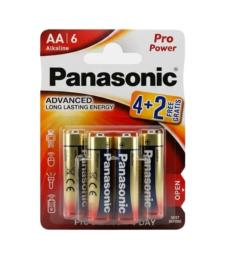 Panasonic 4+2 Alk Pro Power Kalem Pil 1 Adet