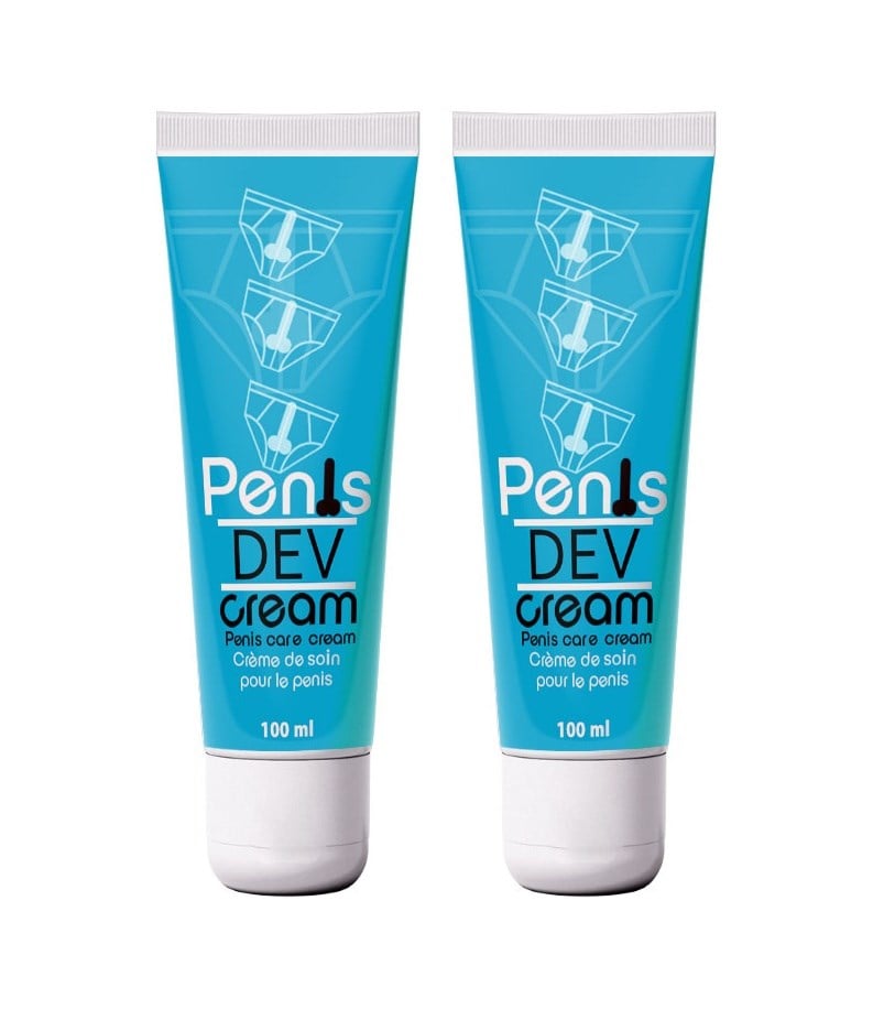 Pe.nisdev Cream 2 Adet Erkekere Özel Boyuna Enine Hacmine Pe.nisbakım Masaj Kremi 100 Ml