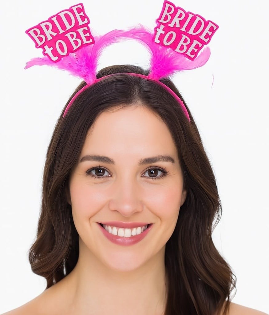 Pembe Renkli Bride To Be Parti Tacı Bekarlığa Veda Gecesi İçin 81984276